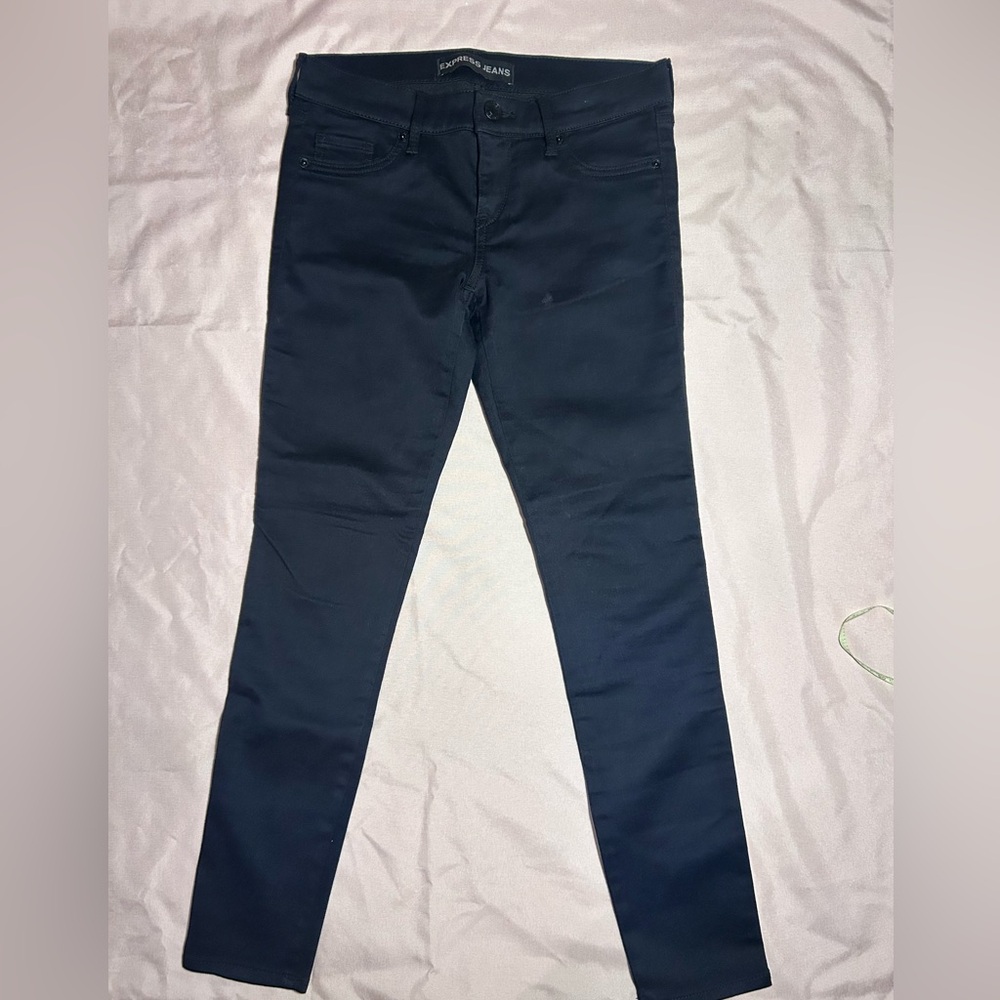 Express Midnight Blue Skinny Jeans